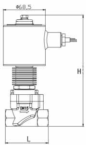 蒸汽電磁閥結構圖